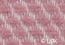 Ledikantdeken Velvet wol roze dessin